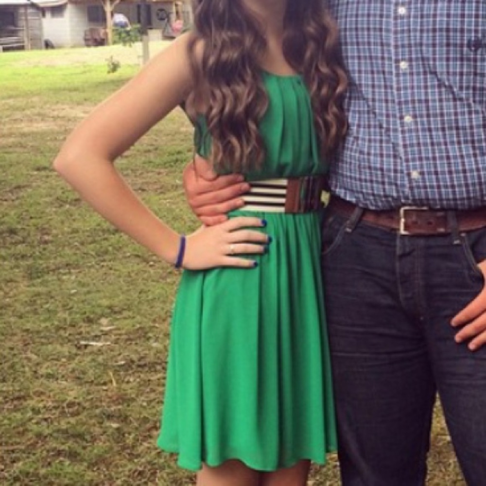 Green dress